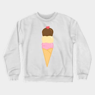 Triple Flavor Ice-cream Crewneck Sweatshirt